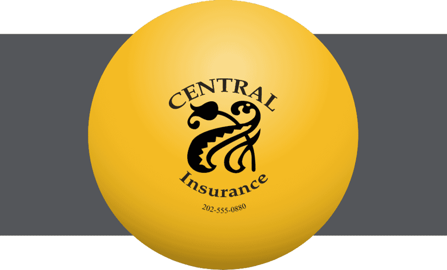 Stress ball business cards