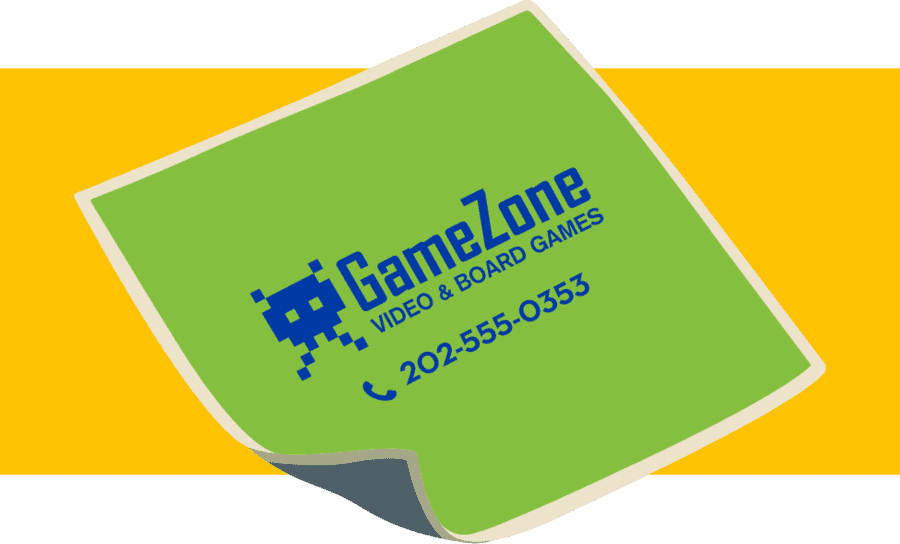 Microfiber business card