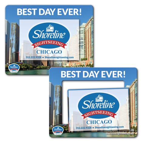 magnet frame with punch out center