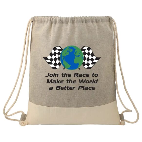 eco friendly drawstring backpack