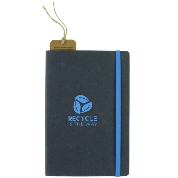 recycled bonded leather notebook