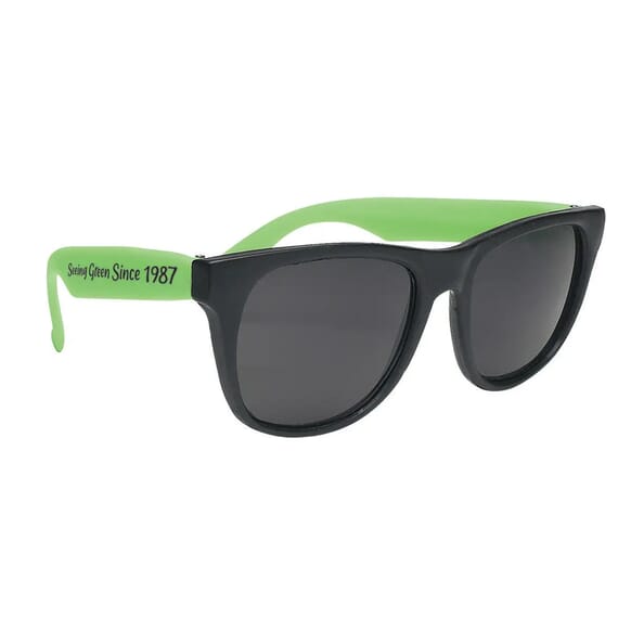 recycled sunglasses with logo