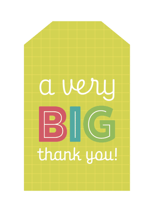 A Very BIG Thank You