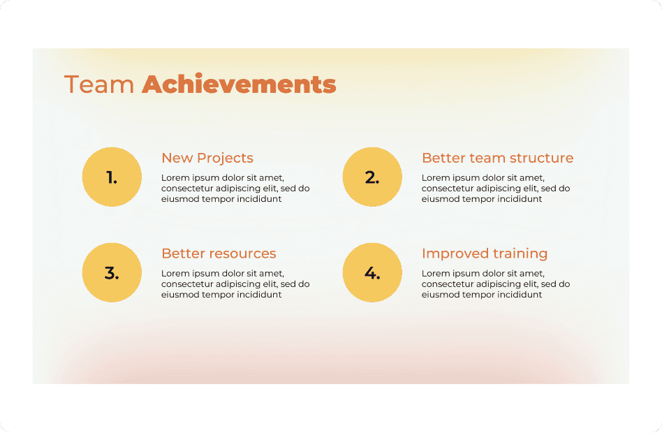 Create a Powerpoint of Staff Achievements 2