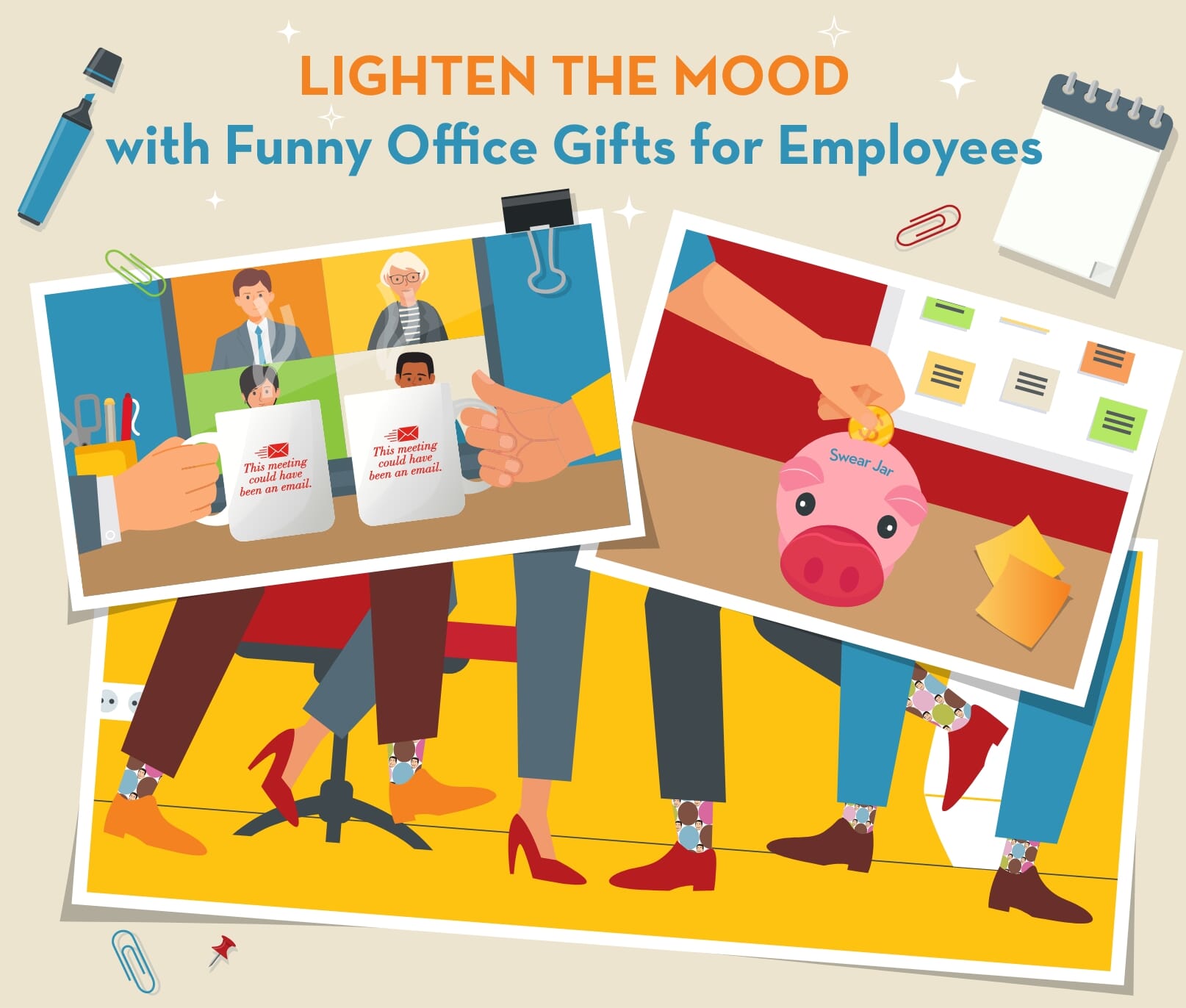 Funny Coworker Gift, Office Gift for Men or Women