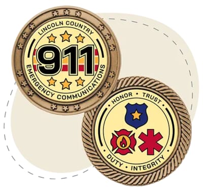 2. Gold Challenge Coin