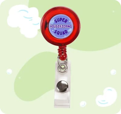 12. Quick Draw Retractable Badge Holder with Alligator Clip