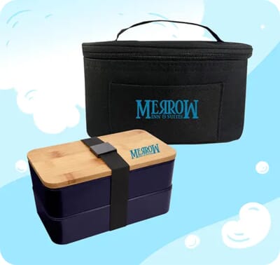 13. Stackable Bento Box with Insulated Carrying Case