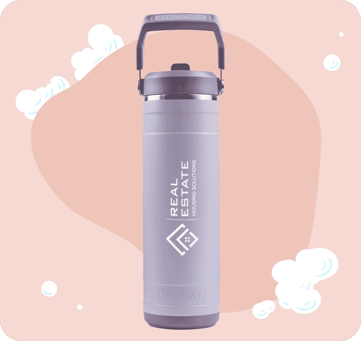 2. 26 oz Pelican Pacific™ Recycled Double Wall Water Bottle