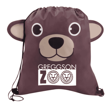 Paws ‘N Claws Drawstring Backpacks