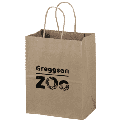 Billboard Brown Paper Bag 7 3/4 x 9 3/4