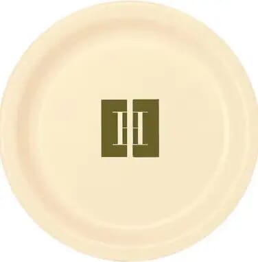 Round Color Paper Plates - 9