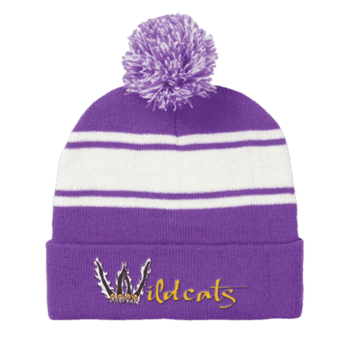 Dual Colors Top Pom Beanie