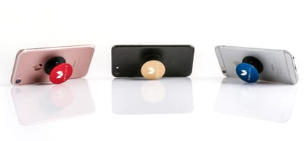 Metallic Popsockets on iPhones