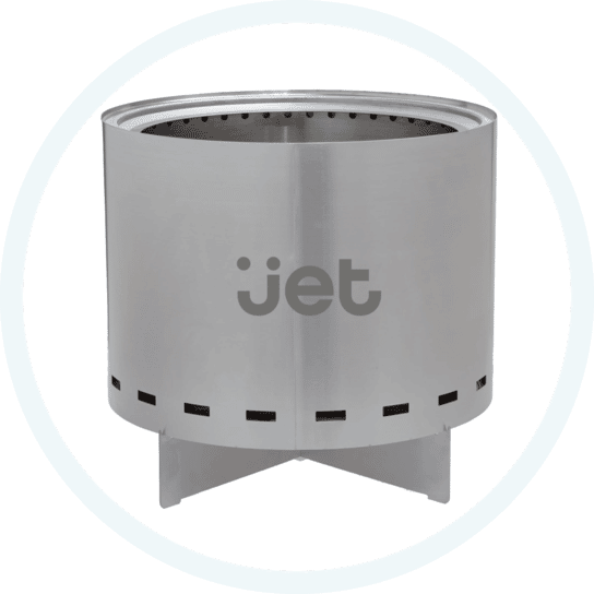 36. Stainless Steel Fire Pit