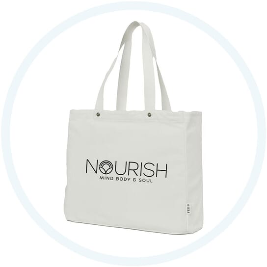 8. FEED Organic Cotton Rivet Tote