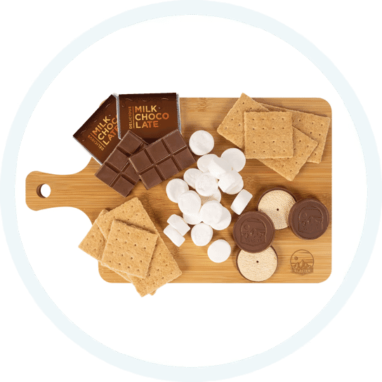 21. S'mores Bamboo Charcuterie Board