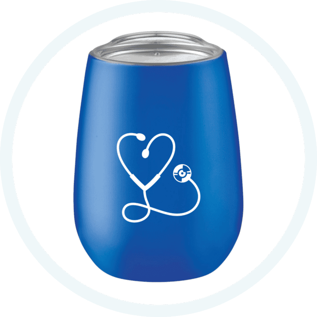 34. Decorated Wine Glasses or Tumblers