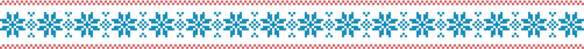 snowflake sweater border