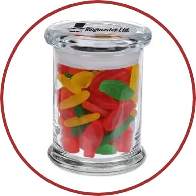 Candy Jar with Swedish Fish