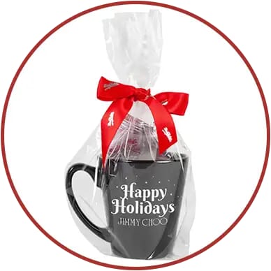 Mug with cookie and hot chocolate set