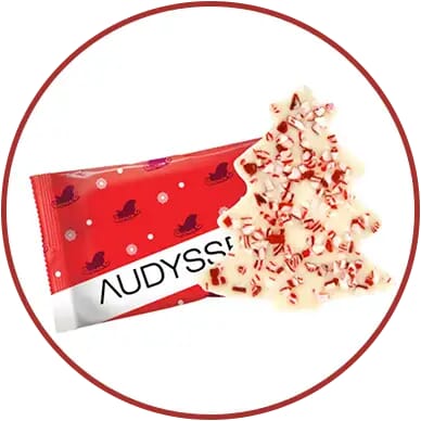 Individually Wrapped Peppermint Bark Candies