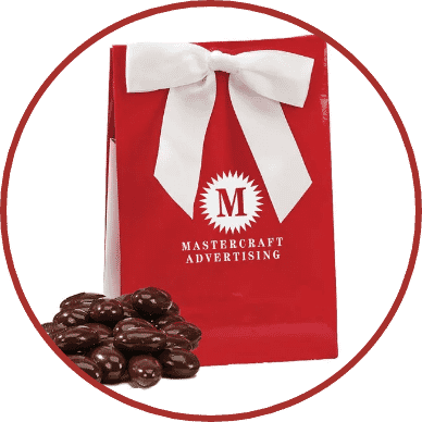 Gourmet Gift Bag – Chocolate Covered Almonds
