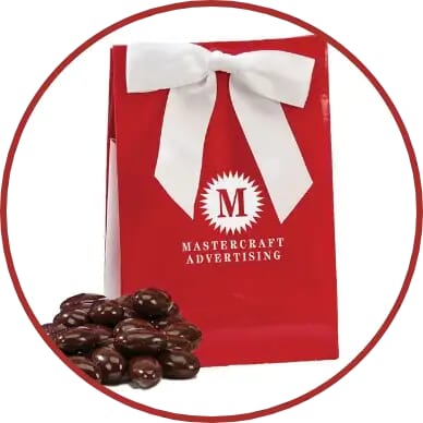Gourmet Gift Bag – Chocolate Covered Almonds