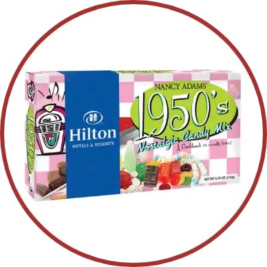 Nostalgic Decade Of Candy Gift Box