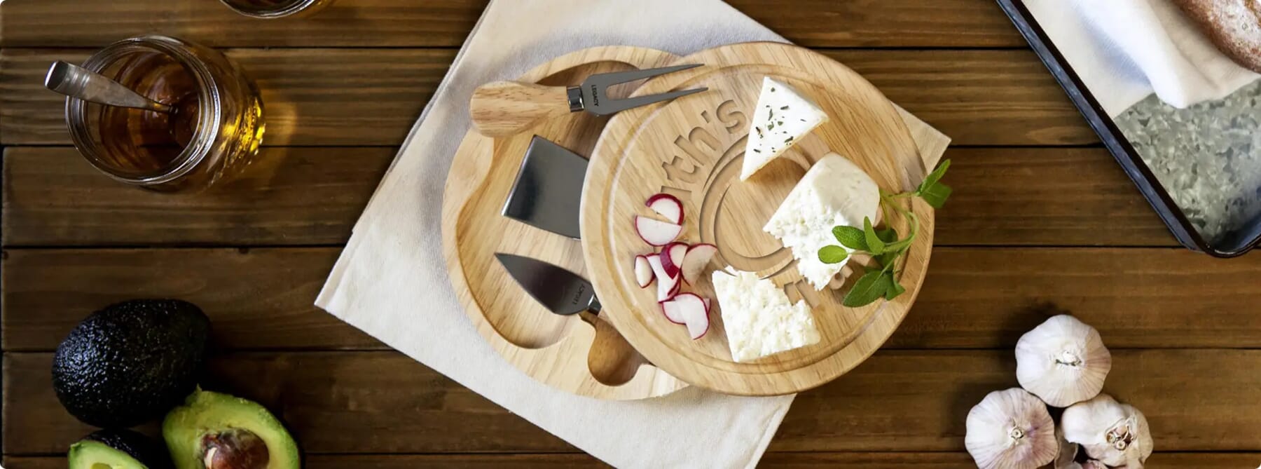 customized cheese board gift