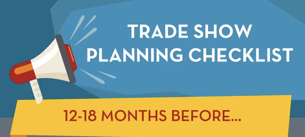 Trade show planning checklist