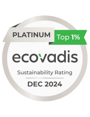 Ecovadis platinum certification