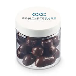 4 oz Jar of Chocolate Covered Treats- Nuts, Pretzels or Cookies