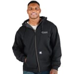 Men's Berne Heritage Grid Fleece-Lined Zip Sweatshirt