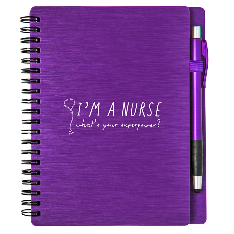 Notebook and pen set for nurse appreciation