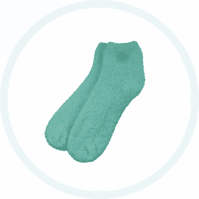Fuzzy Feet Slipper Socks