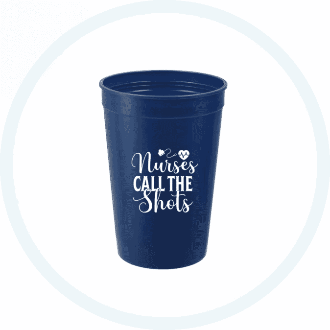 16 oz Solid Stadium Cup