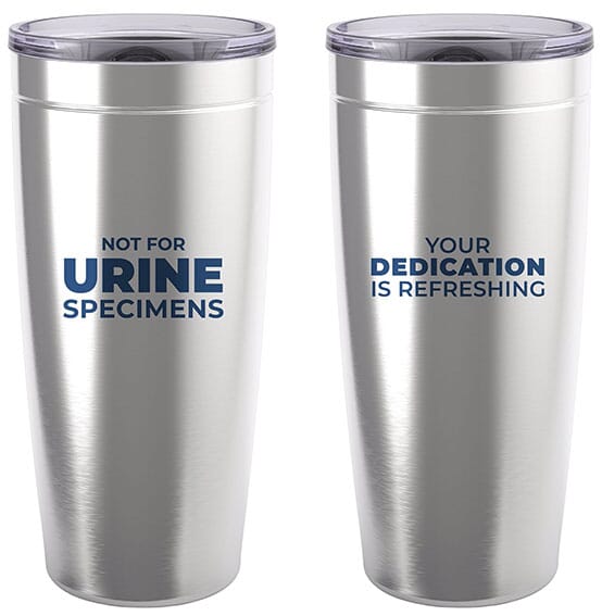 Travel mug with nurses appreciation funny saying