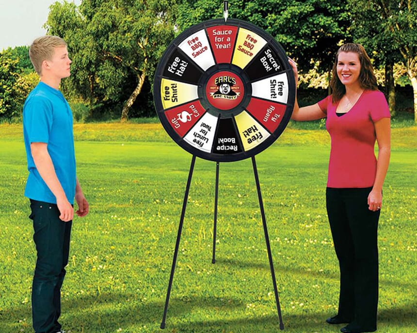 customized prize wheel