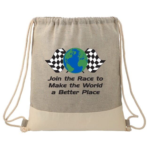 eco friendly drawstring backpack