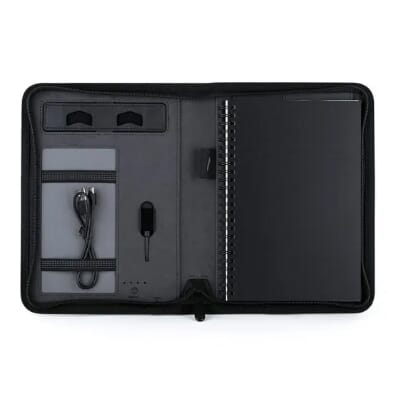 Heathered 4000 mAh Powerbank Padfolio
