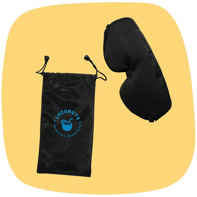 Weighted eye mask