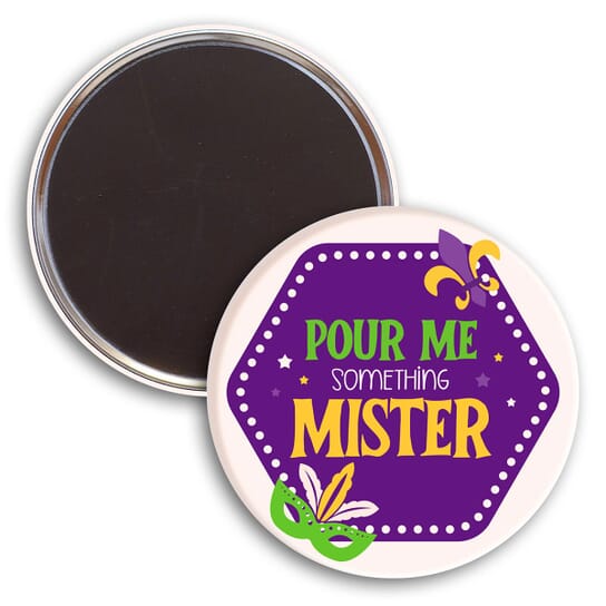 Imprinted Round Button Magnet