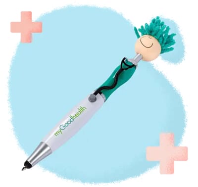16. MopTopper™ Stethoscope Stylus Pen