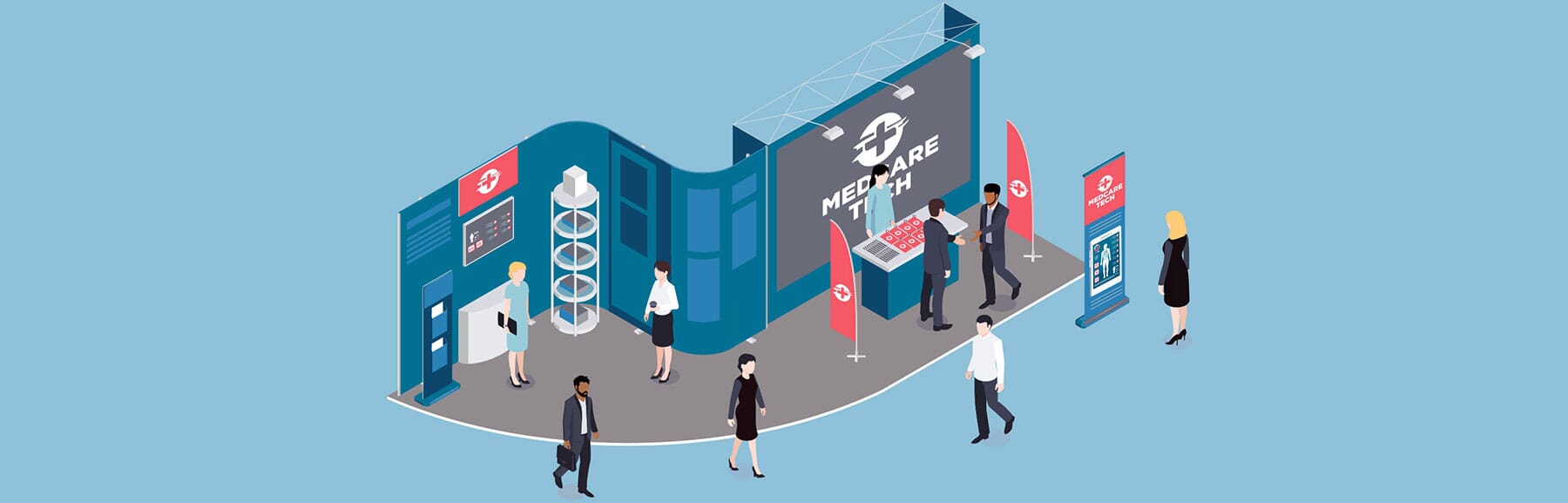 medical technology trade show booth ideas