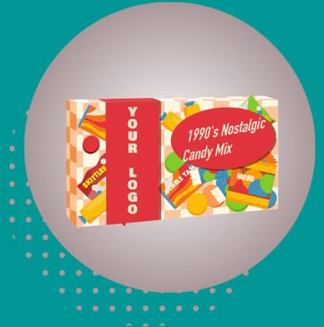 Retro Candy in a Custom Box