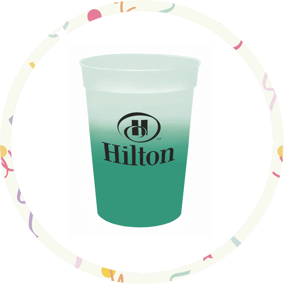 Color Changing Reusable Plastic Cups