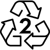 Plastic Recycle Code 2