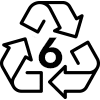 Plastic Recycle Code 6