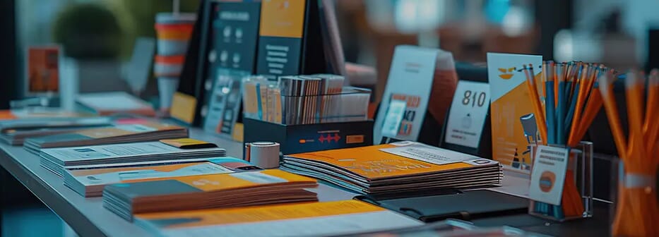 Custom trade show giveaways and booth displays